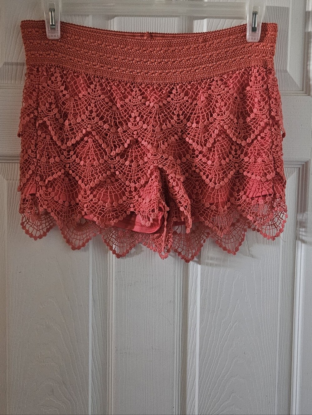 Jolt Crochet-Lace Shorts